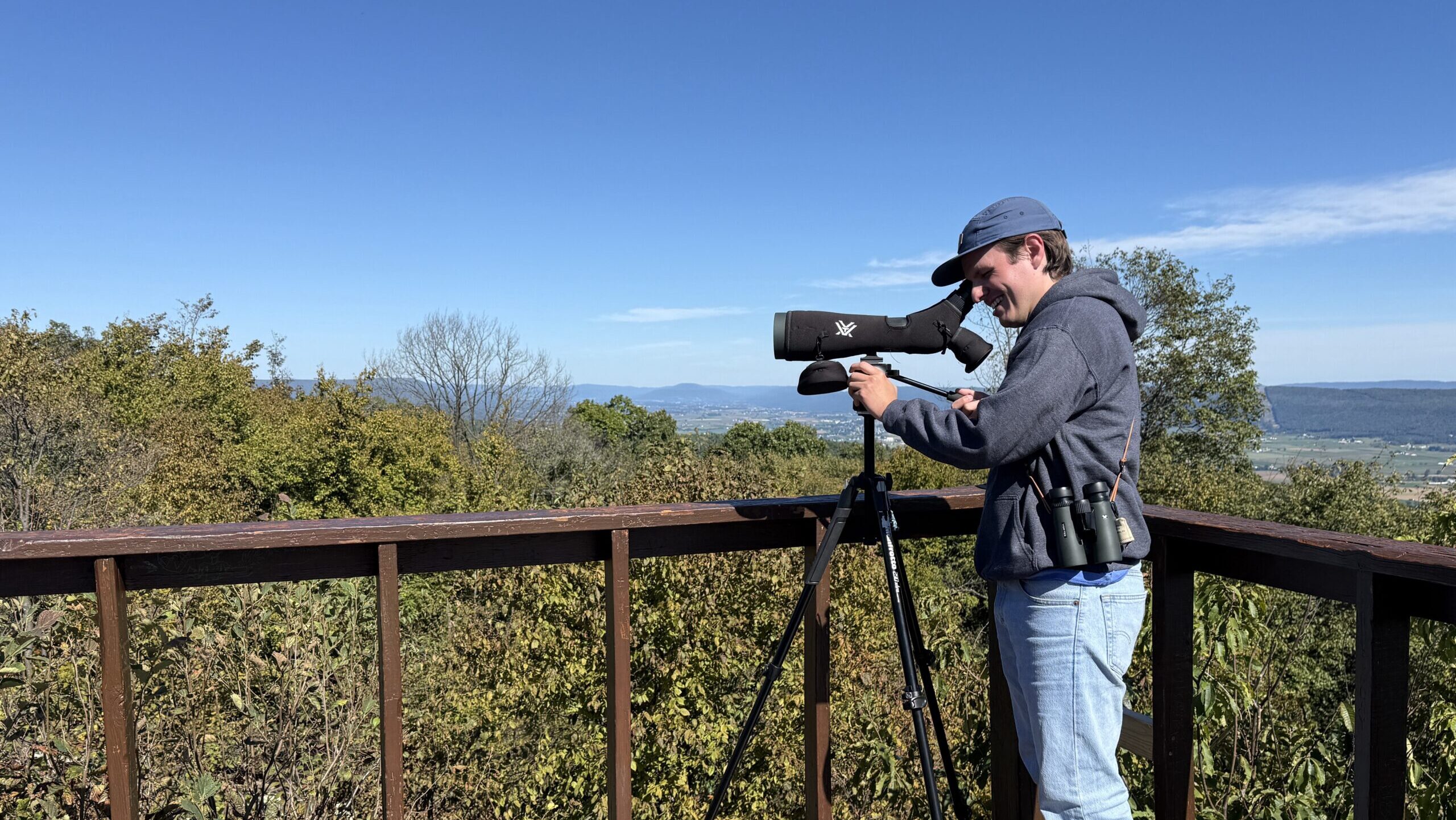 brady at stone mountain hawkwatch