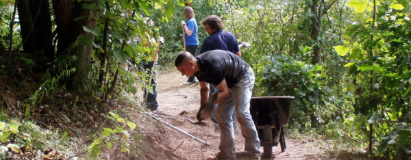 Trail maintenance on the Point Trail