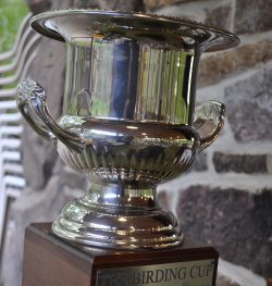 The Birding Cup award: a silver trophy