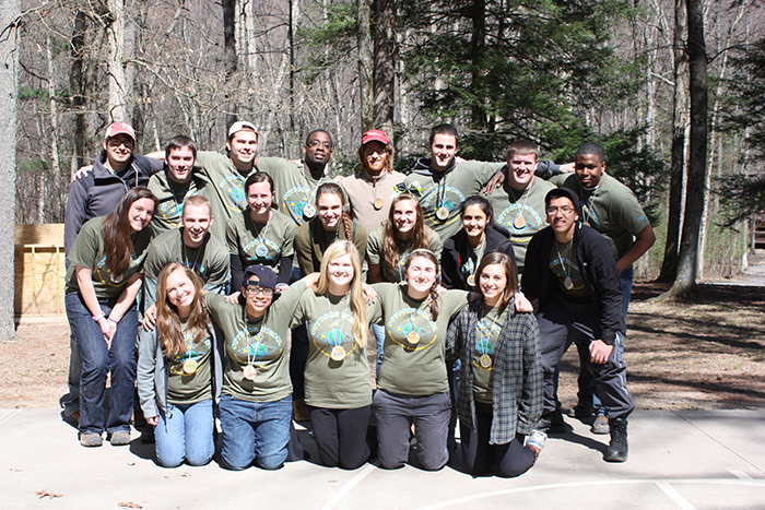 Penn State student counselors at Outdoor School