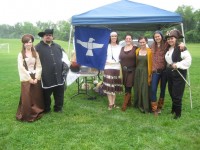 Group of people in renaissance costumes