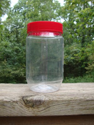 Cylindrical Really Cool Thing Finder, aka a peanut butter jar