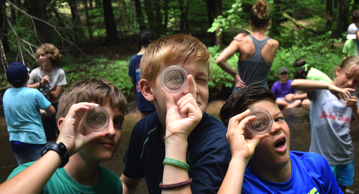 Image of young Shaver's Creek Summer Camp campers