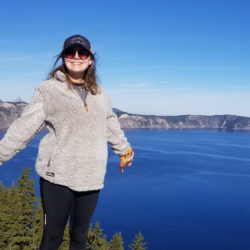 Cassie Stark at Crater Lake