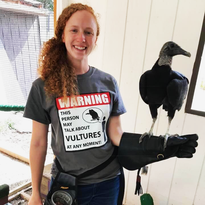 Shannan and Matilda the Black Vulture